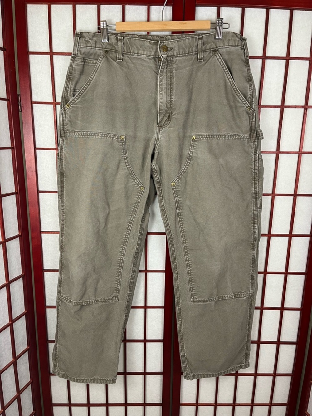 Vintage Carhartt Canvas Double Knee Work Pants